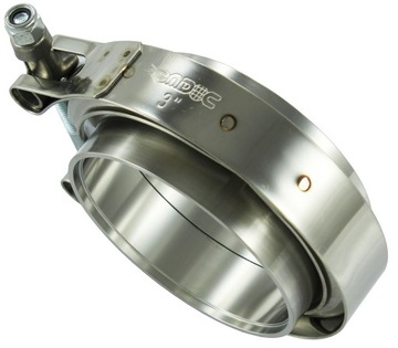 Зажим MDC V-BAND 3 дюйма, 76 мм, разъем внешней боковой ленты, глушитель