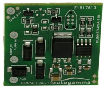 Модуль водителя, отделяющий сигнал поворота от остановки в США до автомобилей