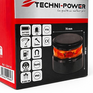 СВЕТОДИОДНАЯ СИГНАЛЬНАЯ ЛАМПА V16 ВСПЫШКА ПЕТУХ ВМЕСТО ТРЕУГОЛЬНИКА