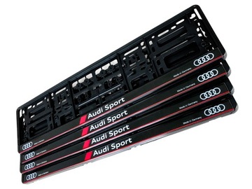 3D ГЕЛЕВАЯ РАМКА ДЛЯ НОМЕРНОГО ЗНАКА AUDI