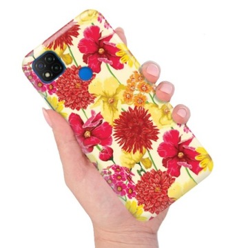 ETUI DO XIAOMI REDMI 9C Kwiaty Flower Natura Wzory