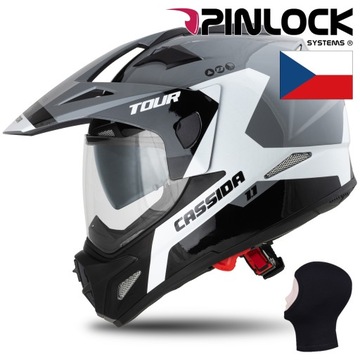 МОТОЦИКЛОВЫЙ ШЛЕМ CASSIDA CROSS SPECTRE TOUR XXL