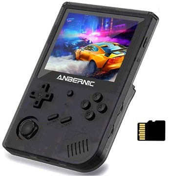 ANBERNIC RG351V 128GB Handheld Game Console Black