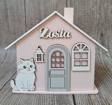 Копилка XXL с ИМЯ, подарок девочке на день рождения