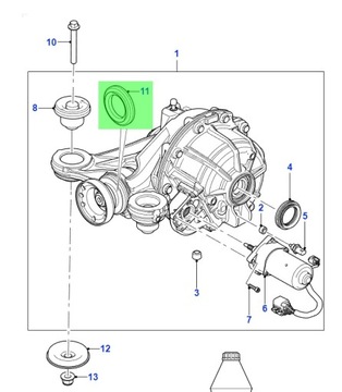 GUFERO NÁPRAVA JAGUAR XE XF F-PACE C2C41650 T4A48283