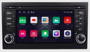 Автомагнитола 2 DIN ANDROID AUDI A4 B6 B7 RS4 2000-2008 32 ГБ