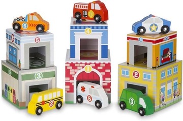 Wieża z Garaży Autka samochody Melissa and Doug 3+