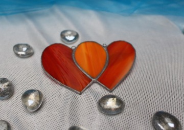 Двойное сердце, украшение ко Дню святого Валентина, для двоих