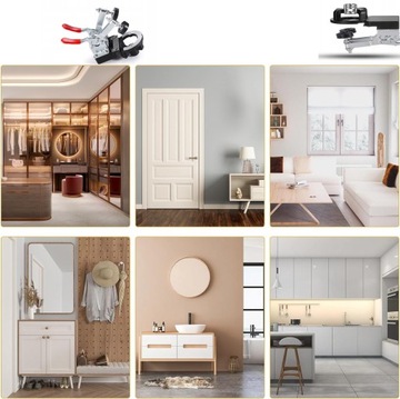 ШАРНИРНЫЙ РЕЗАК РЕГУЛИРУЕМЫЙ ШАБЛОН С ОТВЕРСТИЯМИ 35 ММ ДЛЯ НАБОРА СВЕРЛ