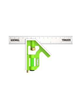 Kątownik kombinowany 150mm z poziomicą i rysikiem TRACER ACSQ150