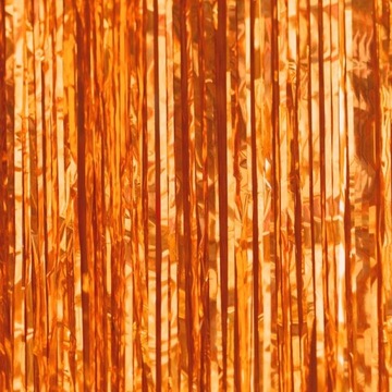 Kurtyna dekoracyjna POMARAŃCZOWA PARTY 100x200 cm