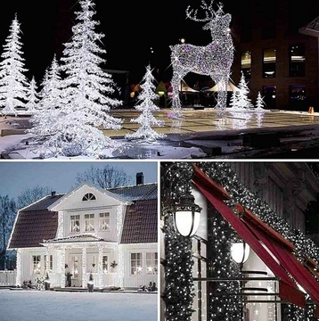 НАРУЖНЫЕ РОЖДЕСТВЕНСКИЕ ОГНИ СОЛНЕЧНЫЕ GIRLAND 100 LED SOLAR