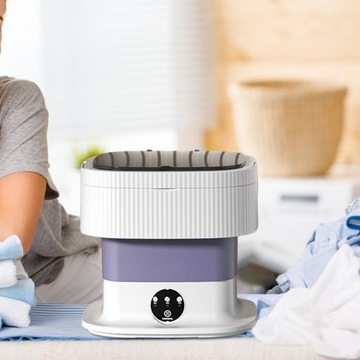 Складная мини-стиральная машина 10л Space Violet 60Вт