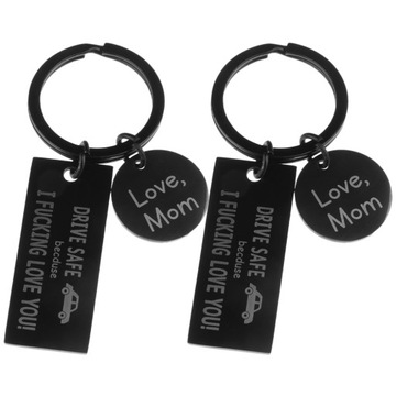 2PCS CREATIVE KEY CAINS DEKORACYJNE KLĘCZNIK