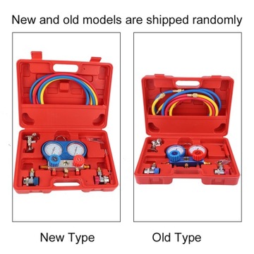 R134a Комплект манометра коллектора кондиционера с инструментом для заправочного шланга длиной 5 футов