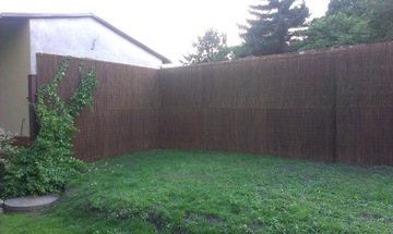 MATA WIKLINOWA 160x300cm POLSKI PRODUKT NATURALNA EKO OSŁONA BALKONOWA