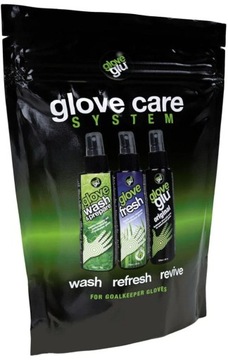 ZESTAW DO PIELĘGNACJI RĘKAWIC BRAMKARSKICH GLOVE GLU Care System 3 x120 ml