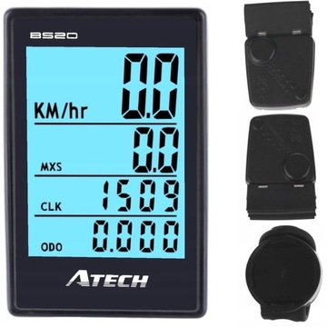 Atech 20 funkcji licznik rowerowy bezprzewodowy kadencja