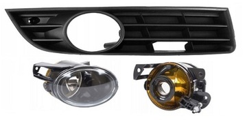 HALOGEN + MŘÍŽKA VW PASSAT (B6), 2005-2010 PRAVÝ