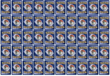 POKEMON - ZESTAW 50 ORYGINALNYCH KART -