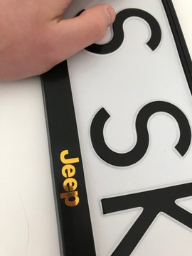 Рамка номерного знака JEEP / 2 шт.