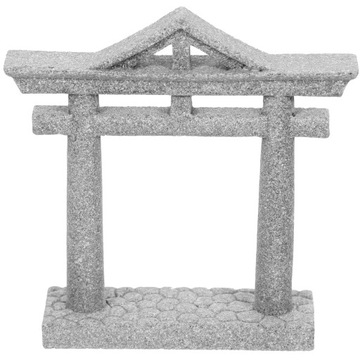 Akwarium Wystrój Akwarium Ozdabiają Bramę TORII