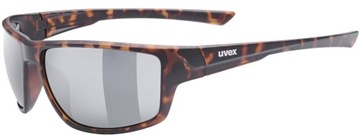 Солнцезащитные очки Uvex Sportstyle 230 велосипедные с леопардовым принтом