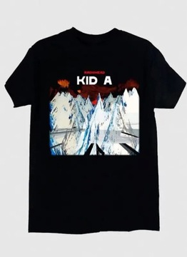 Koszulka RADIOHEAD Radiohead KID A NEW BLACK unisex pure cotton T-Shirt