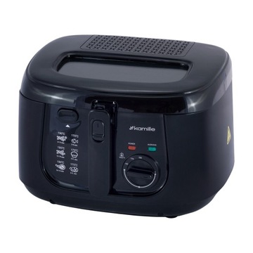 MOCNA POJEMNA TRADYCYJNA FRYTKOWNICA NA OLEJ DO MIĘS FRYTEK 1800W 2,5L