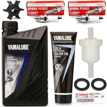 F9.9J F8C F8F F6A zestaw serwisowy YAMAHA YAMALUBE 10W30 Oleje Wirnik Filtr