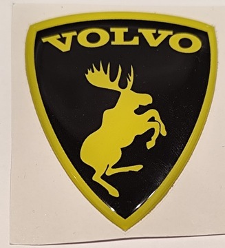 На наклейке VOLVO MOOSE 3D изображен сумасшедший лось 505.