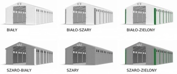 Палатка строительная 6х12м [2,5м] Зимняя DAS 560 Вт