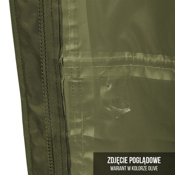 Kurtka przeciwdeszczowa z kapturem Highlander Outdoor Stormguard Czarna M