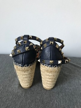 Valentino Garavani espadryle koturn 39