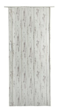 DRZWI HARMONIJKOWE ST4 KOLOR DĄB BIELONY 96 CM