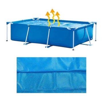 СОЛНЕЧНОЕ КРЫШКА BUBBLE FOIL ДЛЯ БАССЕЙНА 3x2м