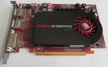 Графика AMD Fire Pro V4800, 1 ГБ GDDR5, 128 бит