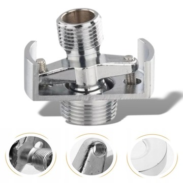 Смеситель для душа и настенный адаптер для смесителя диаметром 18 мм.