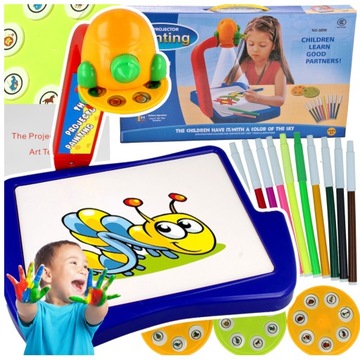 Projektor Rzutnik do Nauki Rysowania ze Slajdami Podświetlany Regulowany