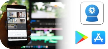 ЧЕРНАЯ НАРУЖНАЯ WIFI КАМЕРА БЕСПРОВОДНАЯ ДЛЯ ДОМАШНЕГО МОНИТОРИНГА FULL HD DVS