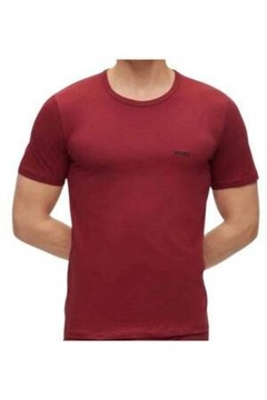 Hugo Boss T-shirt męski 3 sztuki, granatowy, czarny, czerwony, Rozmiar XL