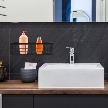 НАСТЕННЫЙ ДУШЕВОЙ ОРГАНАЙЗЕР МЕТАЛЛИЧЕСКАЯ КОРЗИНА ДЛЯ ХРАНЕНИЯ