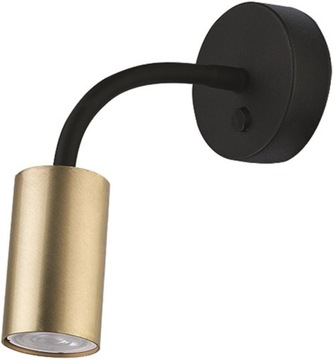 Lampa ścienna kinkiet regulowana złota nowoczesna NOWODVORSKI