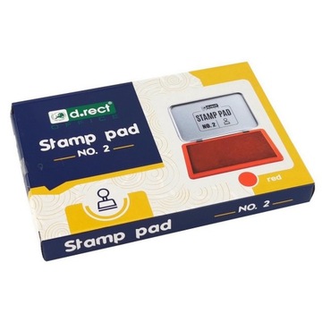 КРАСНАЯ НАМЫЛЕННАЯ ПОДУШКА ДЛЯ ШТАМПОВ