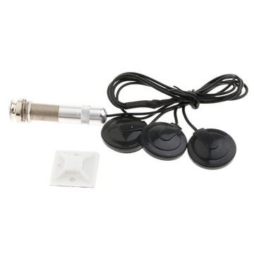wkv-Multifunctional Guitar Pickup 3 Transducer Pickup