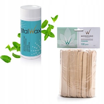ITALWAX набор для депиляции воск 1кг лосьоны тальк