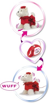 ИНТЕРАКТИВНЫЙ НАБОР CHI CHO LOVE DOG + ПОВОДОК 22 см