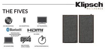 НАСТОЛЬНЫЕ ДИНАМИКИ Klipsch The Fives ACTIVE HDMI