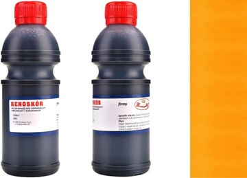 ŻÓŁTY 07 ŻÓŁTA FARBA DO SKÓRY ZAMSZU NUBUKU WELURU WILBRA LAKIER 250 G12-98