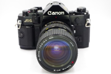 CANON A-1 + TOKINA AT-X 28-85mm 3.5-4.5 B.ŁADNY